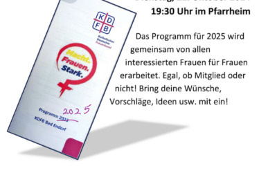 Einladung zur Programmgestaltung – 2025